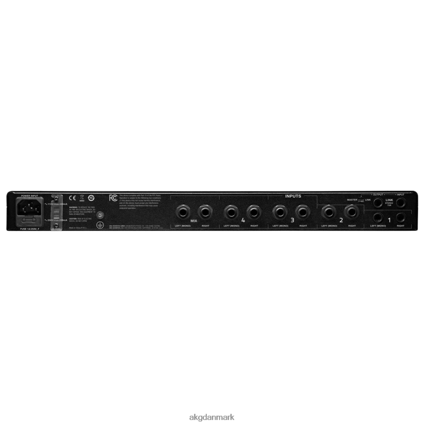 AKG hp6e V0L6X66 hovedtelefon forstærkere sort