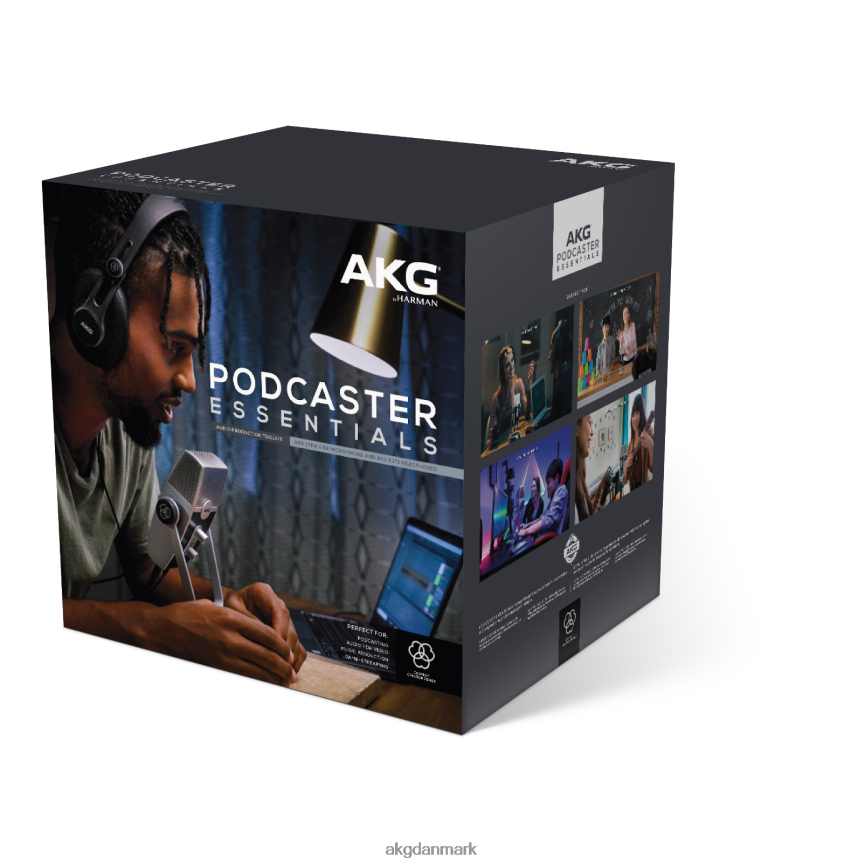 AKG væsentlige podcaster V0L6X16 hovedtelefoner sort/grå