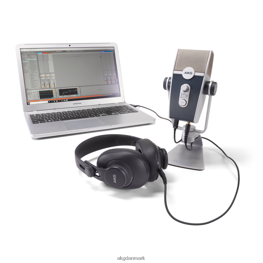 AKG væsentlige podcaster V0L6X16 hovedtelefoner sort/grå
