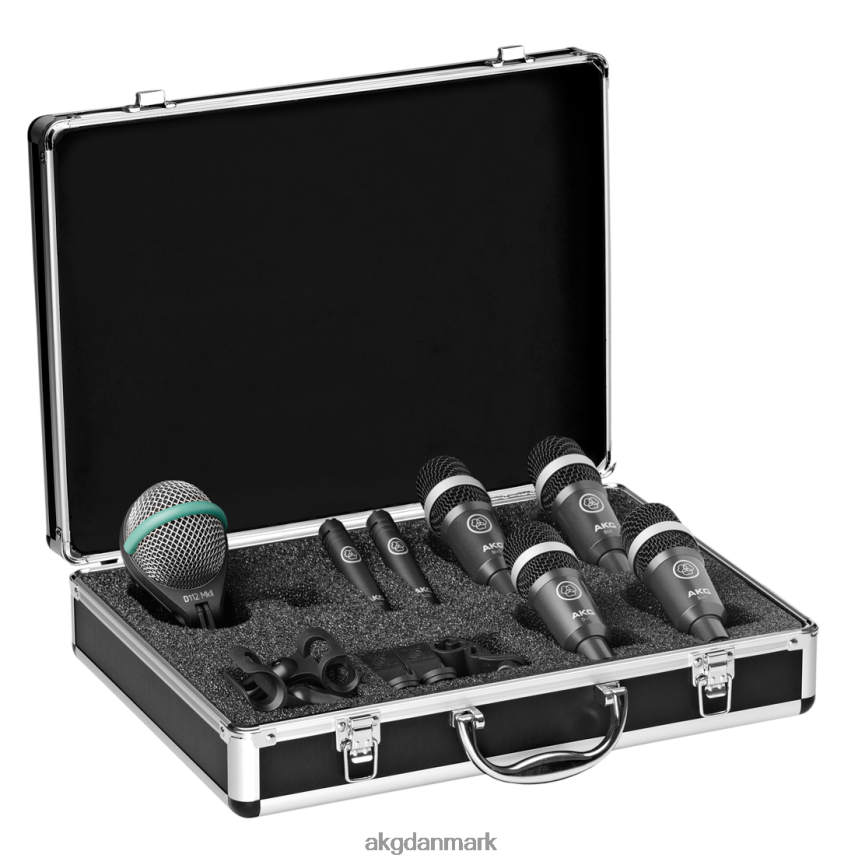 AKG trommesæt koncert i V0L6X152 mikrofoner sort