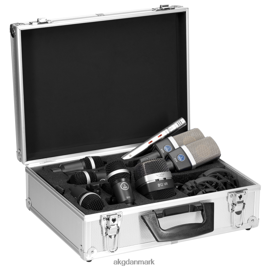 AKG trommesæt premium V0L6X153 mikrofoner sort
